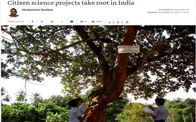 Citizen science projects take root in India